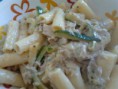 Rigatoni con tonno e zucchine